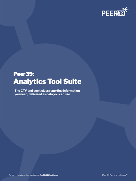 Peer39_Analytics_ToolSuite_frontpage